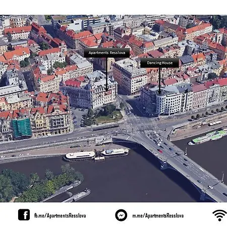 Apartment Resslova By The Dancing House *